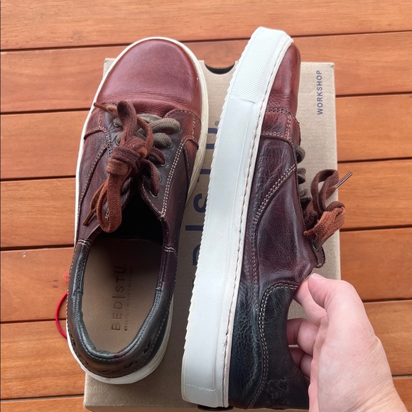 BED|STU Women’s Two-Tone Leather Sneakers - Picture 5 of 8